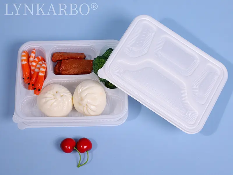 Cpla Four Compartment Food Container