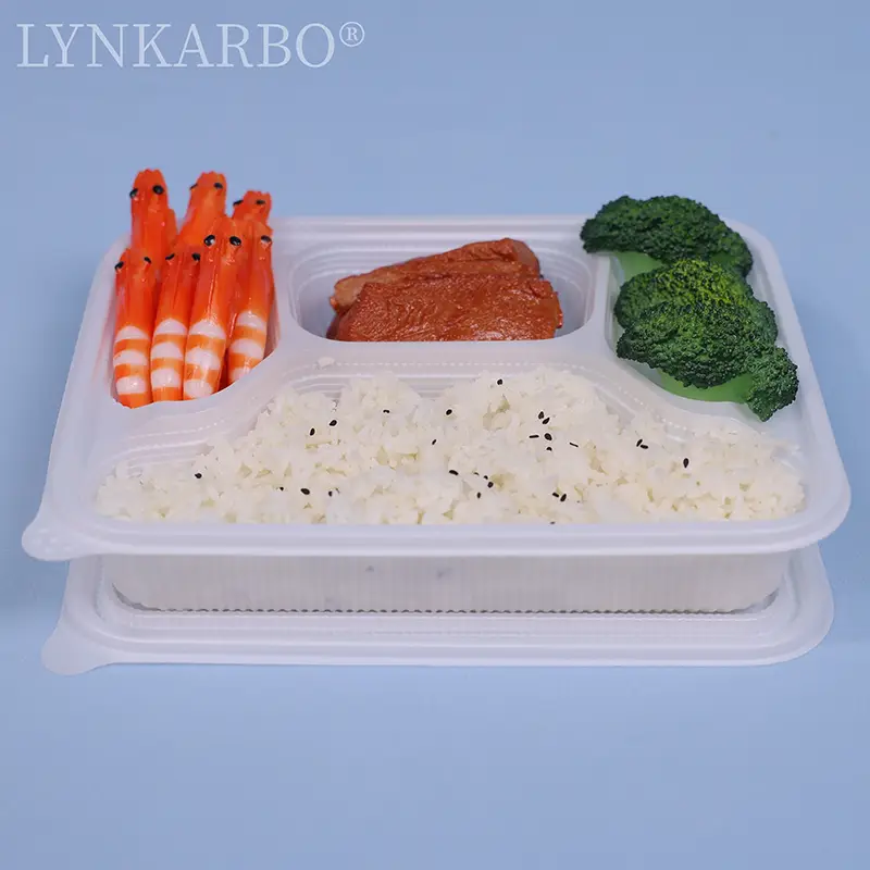 Cpla Four Compartment Food Container
